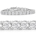 20 Ct Lab Grown Diamond Tennis Bracelet 14k White Gold 7" by DailySale