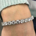 20 Ct Lab Grown Diamond Tennis Bracelet 14k White Gold 7" by DailySale