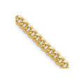 20 inch Miami Cuban Unisex Chain Necklace 14k Gold by Fine Color Jewels
