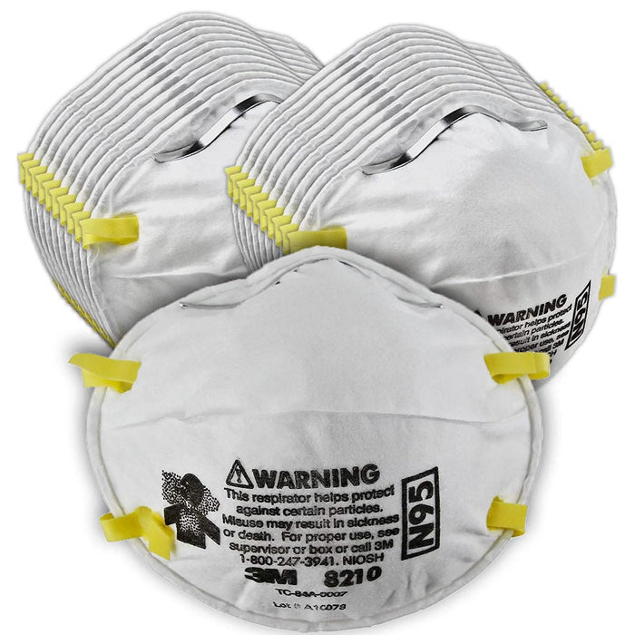 20-Pack: 3M Personal Protective Equipment 8210 Particulate Respirator by DailySale