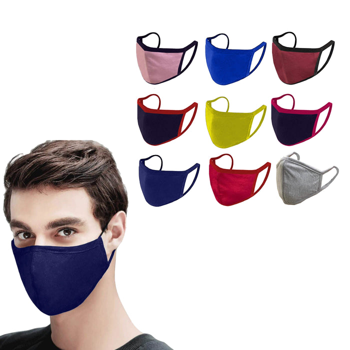20-Pack: Non-Medical 2-Ply Anti-Bacterial Breathable Fabric Assorted Masks by DailySale