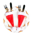 20-Piece: Christmas Santa Hat Silverware Storage Bag by DailySale
