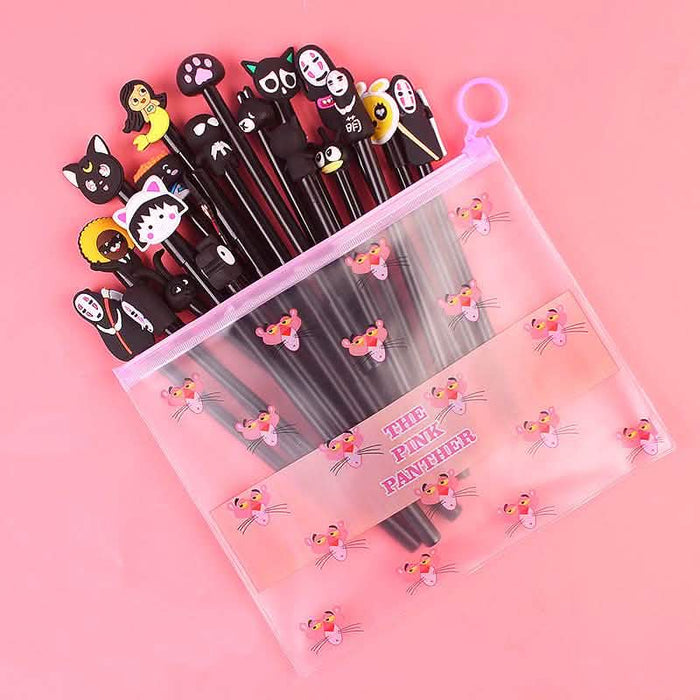 20-Piece: Cute Gel Cartoon Pen Set by DailySale