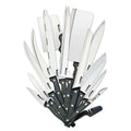 20-Piece: Ronco Full-Tang Handle Professional Kitchen Knife Set by DailySale