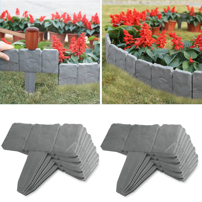 20-Pieces: Plastic Cobbled Stone Effect by DailySale
