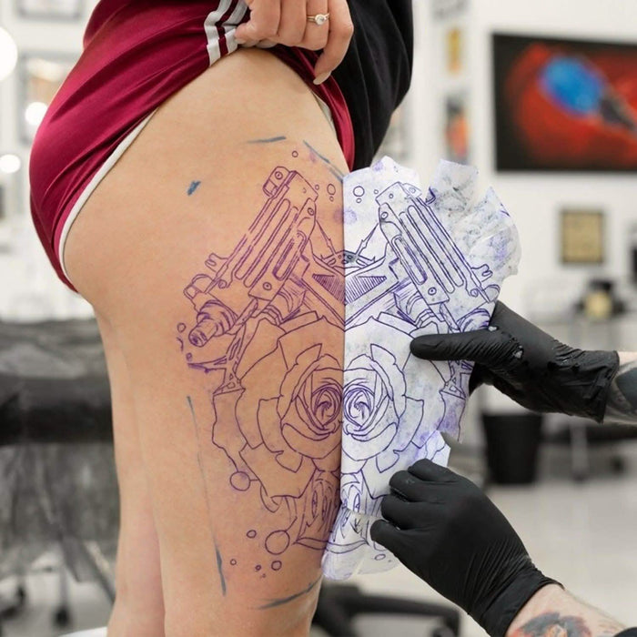 20-Pieces: Tattoo Transfer Paper 4 Layers Tattooing Skin Tattoo Kit A4 by DailySale