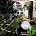 200" Halloween Spider Web and 59" Giant Spider Decoration by DailySale