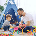 200-Piece: 3D Interlocking Building Blocks STEM Toy by DailySale
