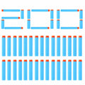 200-Pieces: Compatible Darts Refill for Nerf N-Strike Elite Series by DailySale