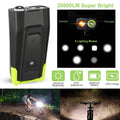 20000LM Bike Front Light with 120dB Loud Horn by DailySale