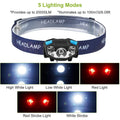 20000LM LED Headlamp USB Rechargeable Wave Motion Sensor Headlight by DailySale