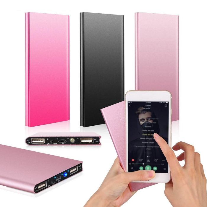 20000mAh Power Bank Ultra Thin External Battery Pack by DailySale