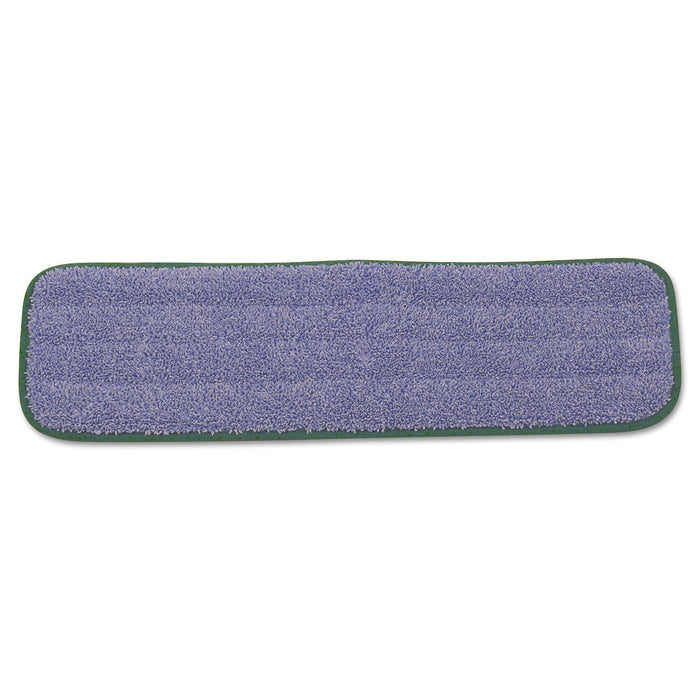 Rubbermaid Microfiber Wet Mopping Pad, 18.5" x 5.5" x 0.5", Green, 12/Carton