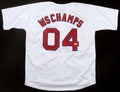 "2004 World Series Champions" Jersey Signed By (10) With Orlando Cabrera, Pokey Reese, Keith Foulke, Terry Francona (Beckett) Boston Red Sox by Price Is Right Miami