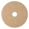 3M Ultra High-Speed Natural Blend Floor Burnishing Pads 3500, 20" Diameter, Tan, 5/Carton