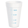 Dart Graduated Foam Medical Cups, 16 oz, White, 25/Pack, 40 Packs/Carton