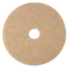 3M Ultra High-Speed Natural Blend Floor Burnishing Pads 3500, 21" Diameter, Tan, 5/Carton