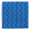 Rubbermaid HYGEN Microfiber Cleaning Cloths, 16 x 16, Blue, 12/Carton
