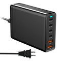 200W Fast Wall Charger with 6 Charging Ports Desktop USB Charging Station by DailySale