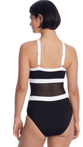 Anne Cole Signature Womens Hot Mesh High-Neck One-Piece Style-21MO02875 by Vanessa Jane