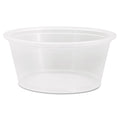 Dart Conex Complements Portion/Medicine Cups, 3.25 oz, Clear, 125/Bag, 20 Bags/Carton