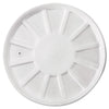 Dart Vented Foam Lids, 8 oz to 60 oz Cups, White, 50/Pack, 10 Packs/Carton