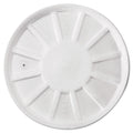 Dart Vented Foam Lids, 8 oz to 60 oz Cups, White, 50/Pack, 10 Packs/Carton