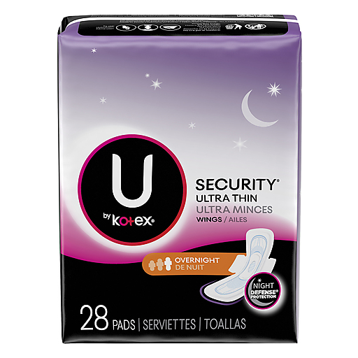 U by Kotex Security Overnight Wings Ultra Thin Pads by Pasteur Pharmacy