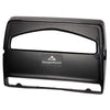 Georgia Pacific Safe-T-Gard Toilet Seat Cover Dispenser, Half-Fold, 16.38 x 2.5 x 11.75, Black