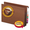 Smead Heavy-Duty Redrope End Tab TUFF Pockets, 3.5" Expansion, Letter Size, Redrope, 10/Box