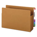 Smead Heavy-Duty Redrope End Tab TUFF Pockets, 5.25" Expansion, Legal Size, Redrope, 10/Box
