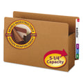 Smead Heavy-Duty Redrope End Tab TUFF Pockets, 5.25" Expansion, Legal Size, Redrope, 10/Box