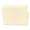 Smead Heavyweight Manila End Tab Folders, 9" High Front, 1/3-Cut Tabs: Center, Letter Size, 0.75" Expansion, Manila, 100/Box