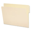 Smead Heavyweight Manila End Tab Folders, 9" High Front, 1/3-Cut Tabs: Top, Letter Size, 0.75" Expansion, Manila, 100/Box