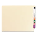 Smead Manila End Tab Fastener Folders with Reinforced Tabs, 11-pt Stock, 1 Fastener, Letter Size, Manila Exterior, 50/Box