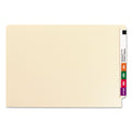Smead Manila End Tab Fastener Folders with Reinforced Tabs, 11-pt Stock, 2 Fasteners, Legal Size, Manila Exterior, 50/Box