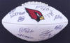 2018 Cardinals Team-Signed Logo Football, 14 Signatures (Beckett)