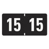Smead Yearly End Tab File Folder Labels, 15, 0.75 x 1.5, Black, 500/Roll