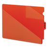 Smead End Tab Poly Out Guides, Two-Pocket Style, 1/3-Cut End Tab, Out, 8.5 x 11, Red, 50/Box