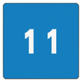 Smead Numerical End Tab File Folder Labels, 1, 1.5 x 1.5, Light Blue, 250/Roll