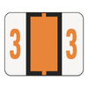 Smead Numerical End Tab File Folder Labels, 3, 1 x 1.25, White, 500/Roll