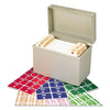Smead AlphaZ Color-Coded Labels Starter Set, A-Z, 1 x 1.63, Assorted, 10/Sheet, 220 Sheets/Box