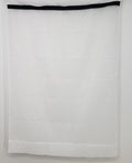 Polyester Sheer Rod Pocket Curtain Panel with Fabric Embellishments by Vanessa Jane
