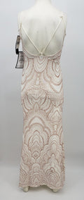 Jump Juniors Low back Glitter Slip Gown, Size 1/2 by Vanessa Jane