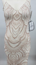 Jump Juniors Low back Glitter Slip Gown, Size 1/2 by Vanessa Jane