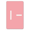 Smead AlphaZ Color-Coded Second Letter Alphabetical Labels, I, 1 x 1.63, Pink, 10/Sheet, 10 Sheets/Pack