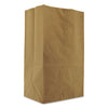 General Squat Paper Grocery Bags, 57 lb Capacity, 1/8 BBL, 10.13" x 6.75" x 14.38", Kraft, 500 Bags