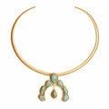 Squash Blossom Pendant by Christina Greene