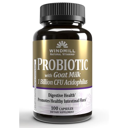 Windmill Probiotic with Goat Milk Capsules, 100 Count by Pasteur Pharmacy