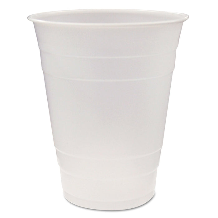 Pactiv Evergreen Translucent Drink Cups, 16 oz, Clear, 80/Pack, 12 Packs/Carton
